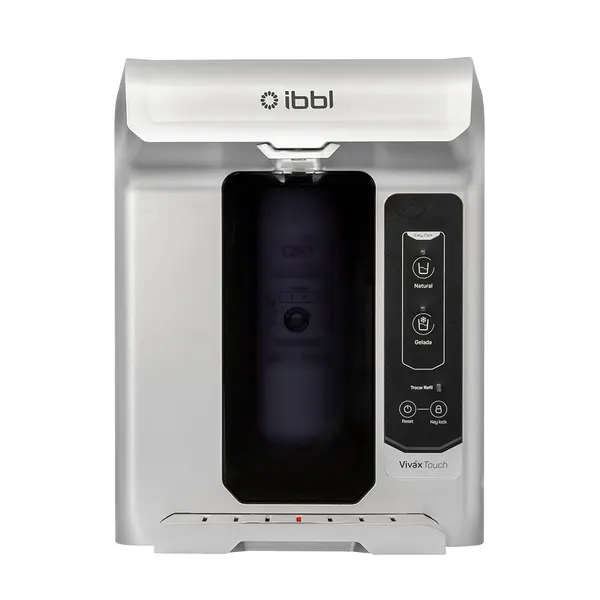 Purificador de Água IBBL Viváx Touch com Compressor Prata | Loja Oficial de purificador de água e filtros