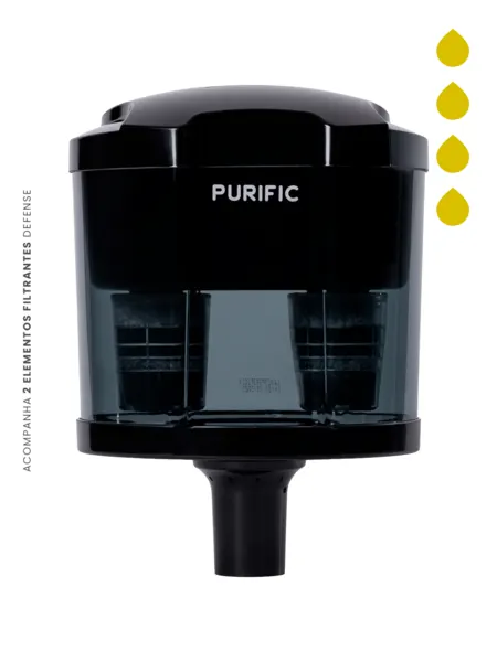 Purific Defense 10 p/ Bebedouro Red de Agrotóxicos cor Preto