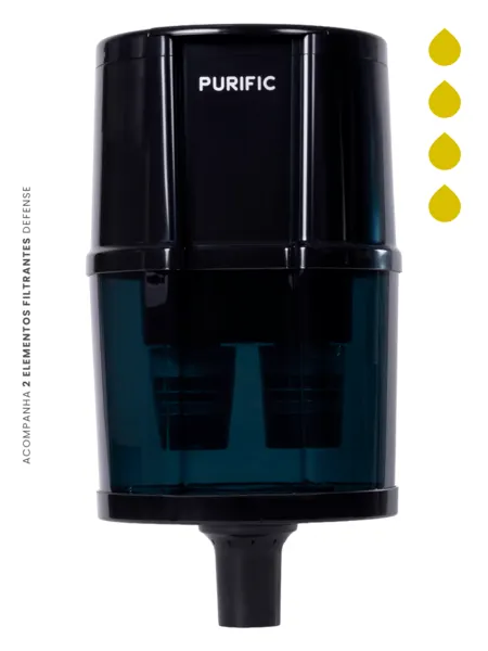 Purific Defense 20 p/ Bebedouro Red de Agrotóxicos cor Preto