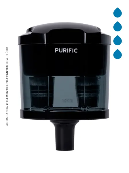 Purific Low Flúor 10 para Bebedouro Redutor de Flúor