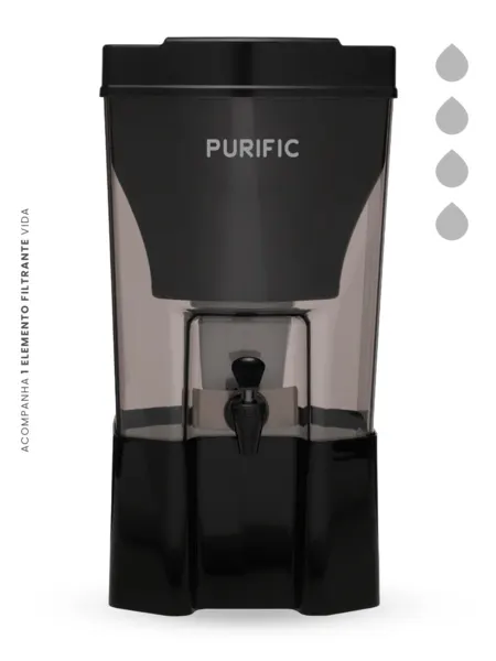 Purific Vida 6 Litros — Purificador de Água para Casa