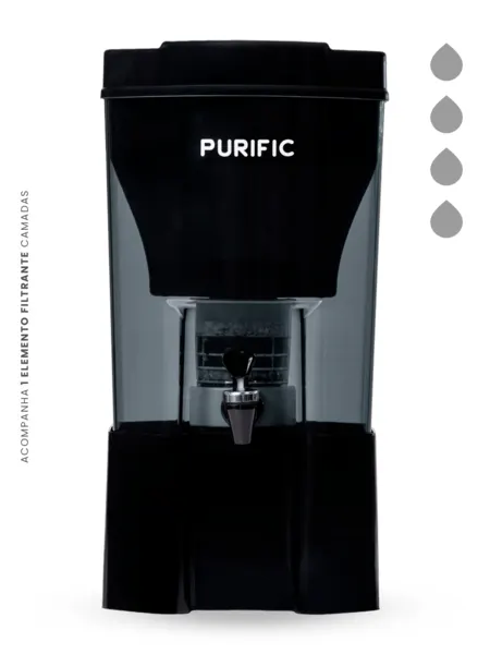 Refil Purific Camadas 6 Litros — Elemento Filtrante